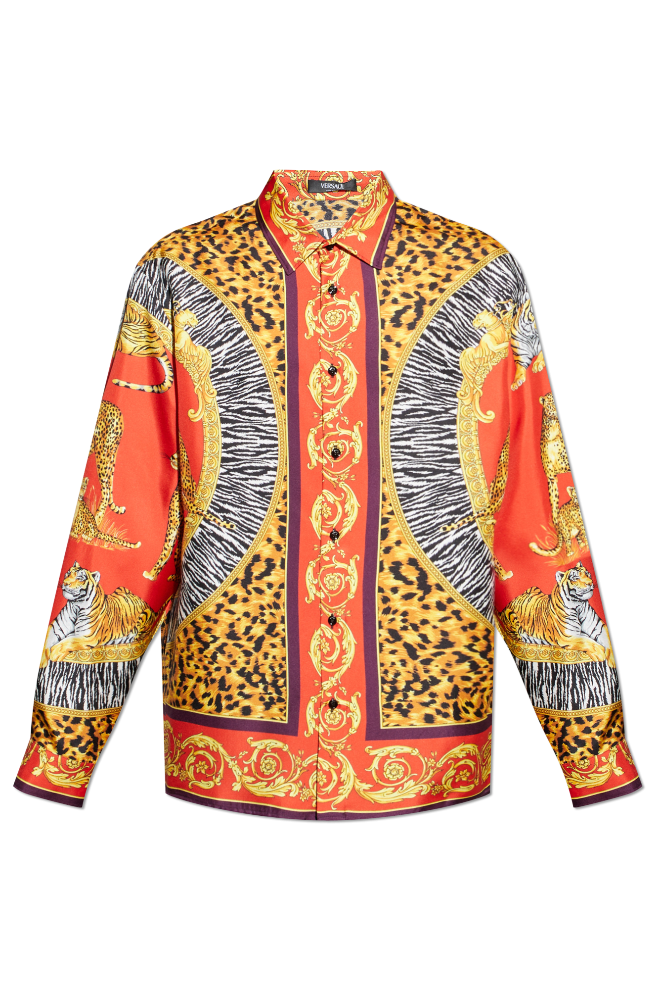Versace Silk shirt with print | Men's | Vitkac